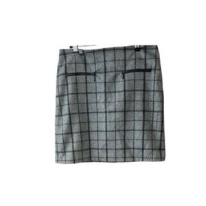 Kenar‎ Wool Plaid Mini Skirt